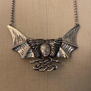 Madusa Costume Silver Necklace